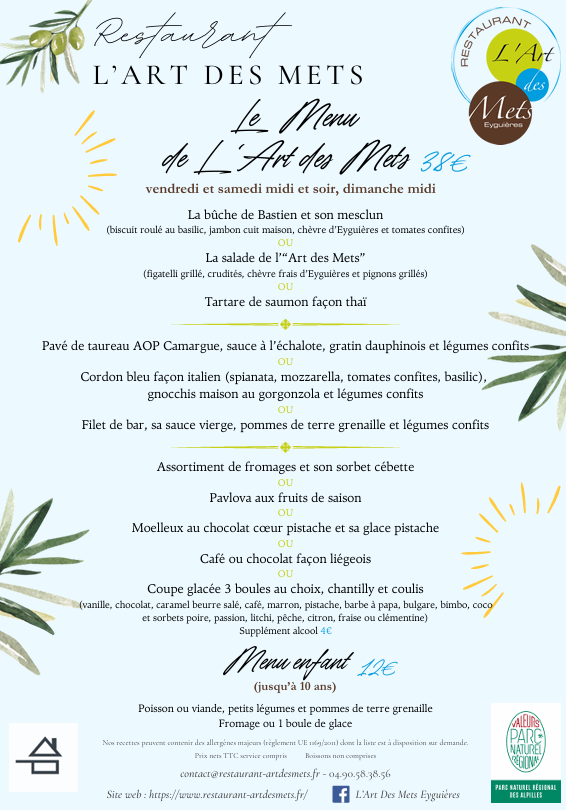 Menu mai 2025 capture